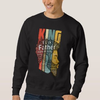 Mens Strong Black King American T-Shirt Natura Sweatshirt