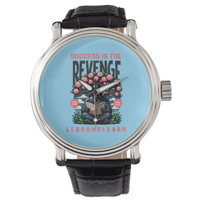 MEN'S SUCCESS REVENGE LESSONS LEARN EWATCH  ARMBANDUHR (Vorderseite)