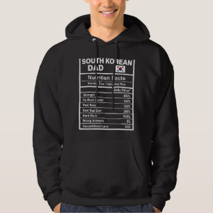 Mens Südkoreanischer Vater Ernährung Fakten Vatert Hoodie