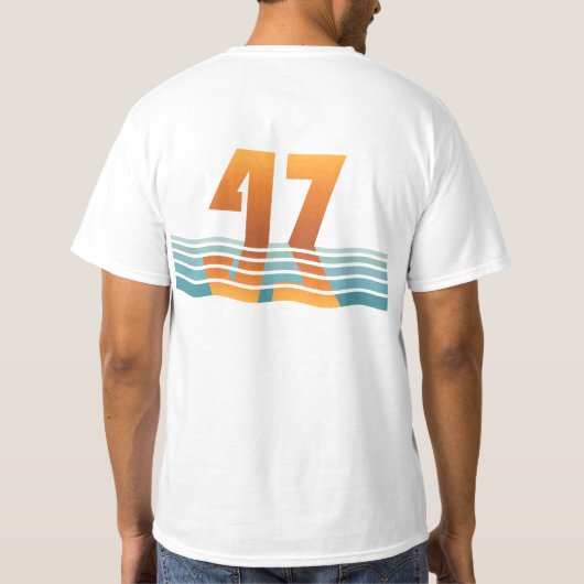Men's Sunset 47 Two-Sided Value T-Shirt (Rückseite)