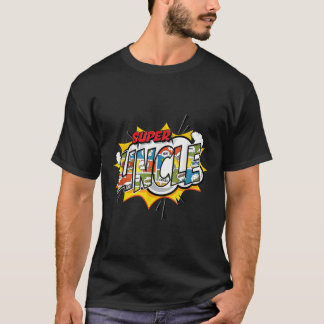 Mens Super Oncle Comic Style Familiengeschenk für  T-Shirt