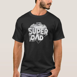 Mens Super phantastisch Comic Superheld Vater T-Shirt