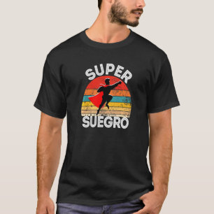 Mens Super Suegro Spanischer Vater im Jura Helden  T-Shirt
