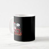 mens Support Tech Santa Rebooting s Kaffeetasse (Vorderseite Links)