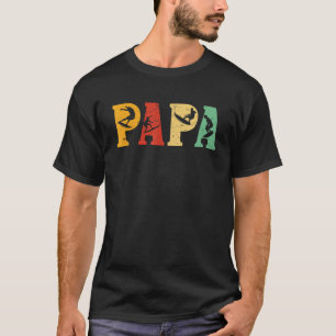 Mens Surfsommer Surfer PAPA Retro Vintager Strand T-Shirt