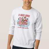 Mens Sweatshirt Bro Santa: Funny Christmas Jumper (Vorderseite)