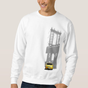 Mens Sweatshirts New York Nyc Yellow Taxi Brooklyn