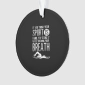 Mens Swim Swimmer Sport Übung Ornament (Vorderseite)