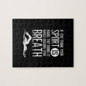 Mens Swim Swimmer Sport Übung Puzzle (Horizontal)