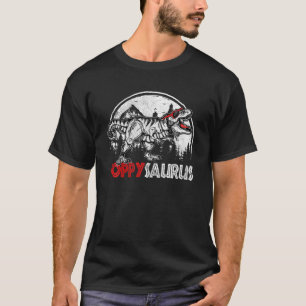 Mens T Rex Dinosaur Poppy Saurus Poppysaurus Fat T-Shirt
