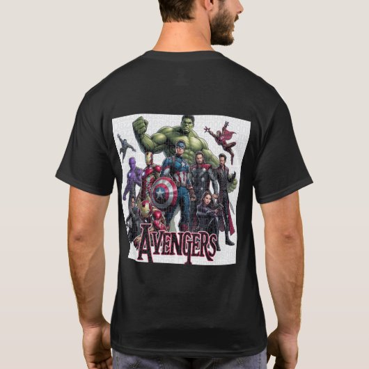 Men's T-Shirt Avengers design (Rückseite)