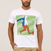 Mens-T - Shirt des nationalen Fußballspielers (Vorderseite)