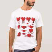 Mens T - Shirt Heart Collection (Vorderseite)