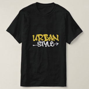 Mens-T - Shirt im urbanen Stil