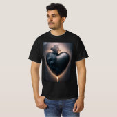 Mens T - Shirt Midnight Heart | (Vorne ganz)