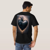 Mens T - Shirt Midnight Heart | (Schwarz voll)