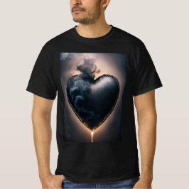 Mens T - Shirt Midnight Heart |