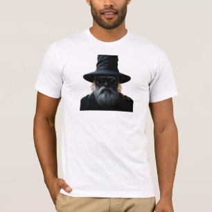 Mens T Shirt mit alter Zauberin
