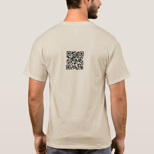 Mens T - Shirt QR (Rückseite)