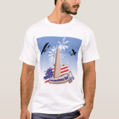 Mens-T - Shirt zum Unabhängigkeitstag (Vorderseite)