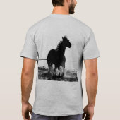 Mens T Shirts Vorderseite und Rückseite Laufende P (Rückseite)