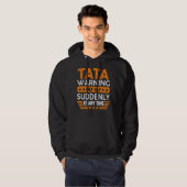 Mens Tata warnend Mai Nickerchen plötzlich Spaß Gr Hoodie (Vorne ganz)