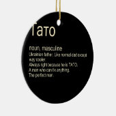 Mens Tato ukrainischer Vater Keramik Ornament (Rechts)