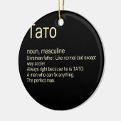 Mens Tato ukrainischer Vater Keramik Ornament (Links)
