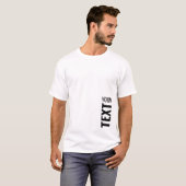 Mens Tee Shirts Anpassen Text hier Vorlage hinzufü (Vorne ganz)