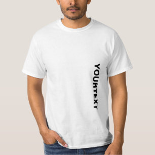 Mens Tee Shirts Elegante Hinzufügen Sie Ihr Wort m