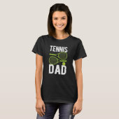 Mens Tennis Dad Funny Daddy Sports Player Coach Fa T-Shirt (Vorne ganz)