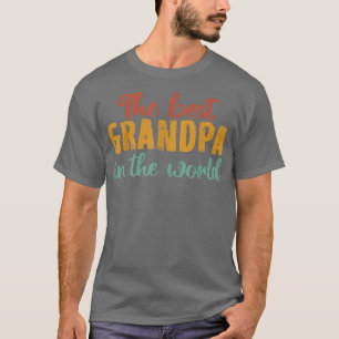 Mens the best Opa in the World Vatertag T-Shirt