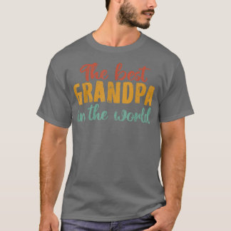 Mens the best Opa in the World Vatertag T-Shirt
