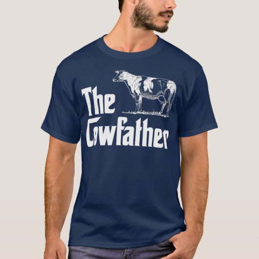 Mens The Cowvater Funny Funny Cows Eigentümer Baue T-Shirt (Vorderseite)