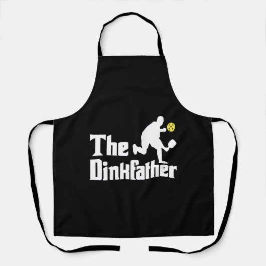 Mens The Dinkvater Funny Pickleball Player Schürze (Vorderseite)