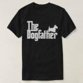 Mens The Dogvater Scottish Terrier Dog Father Vate T-Shirt (Design vorne)