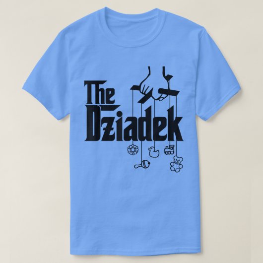 Mens The Dziadek Polnischer Großvater Kinderdusche T-Shirt (Design vorne)