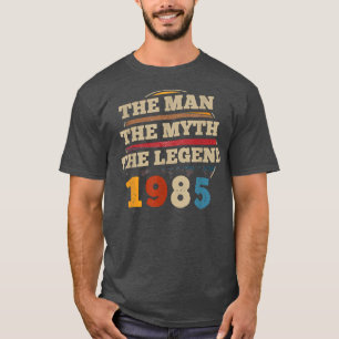 Mens The Man Myth Legend 1985 37. Geburtstagsgesch T-Shirt