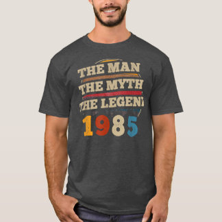 Mens The Man Myth Legend 1985 37. Geburtstagsgesch T-Shirt