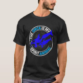 Mens The Orca Is My Spirit Animal Orca T-Shirt (Vorderseite)