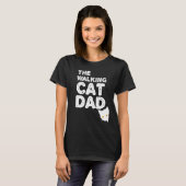 Mens the Walking Cat Vater - Best Catdad nimmt sei T-Shirt (Vorne ganz)