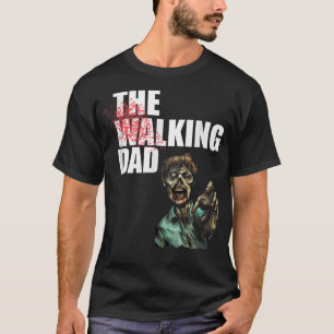 Mens The Walking Vater Vathers Day Horror Film T-Shirt