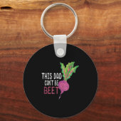 Mens This Dad Can't Be Beet Gardener - Gift For Da Schlüsselanhänger (Vorderseite)
