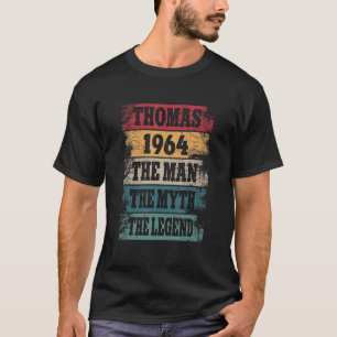 Mens Thomas 1964 58 Jahre 58. Geburtstagsdekoratio T-Shirt