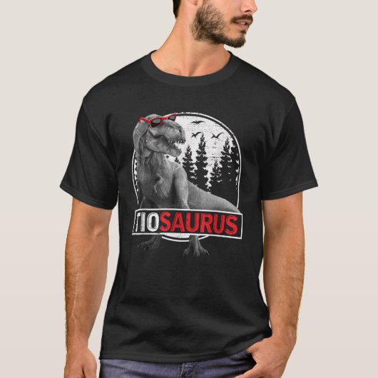 Mens Tiosaurus T Rex Dinosaur Tio Saurus Father s T-Shirt (Vorderseite)