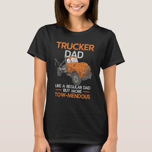Mens Tow Truck Dad Driver Breakdown Lorry Operator T-Shirt (Vorderseite)