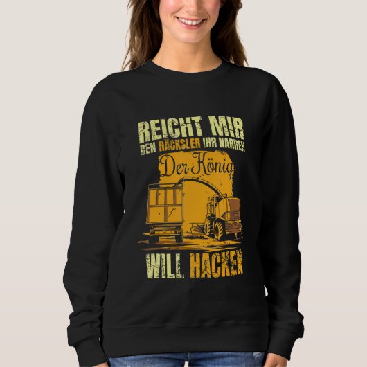 Mens Tractors Corn Shredding Bauer Waller Bauer Sweatshirt (Vorderseite)