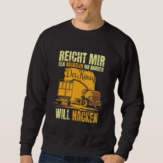 Mens Tractors Corn Shredding Bauer Waller Bauer Sweatshirt (Vorderseite)