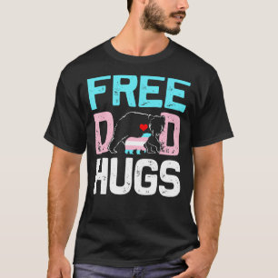 Mens Trans Bear Free Vater Hugs Proud Ally Daddy T T-Shirt