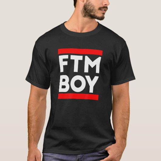 Mens Trans Boy Ftm Design T-Shirt (Vorderseite)